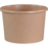 Soepbeker to go | Kraftpapier + PE | 236ml | 8oz | 60mm | bruin | 500 stuks