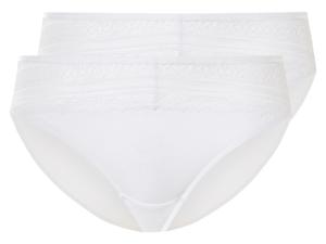esmara 2 dames slips (Wit, S (36/38))