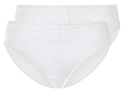 esmara 2 dames slips (Wit, S (36/38))