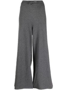 Jil Sander pantalon ample en maille - Gris