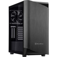 Silverstone SETA A1 Midi Tower Zwart, Titanium