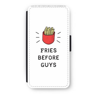 Fries before guys: iPhone 8 Plus Flip Hoesje