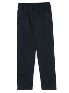 Aspesi Kids pantalon en coton à taille élastique - Bleu