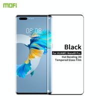 Voor Huawei Mate 40 Pro MOFI 9H 3D Explosiebestendig thermisch buigend volledig glas (zwart)