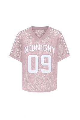 Only Onljules S/s Lace Top Wvn 15371479 T-shirt Korte Mouw 5047581 Pale Lilac Bright White