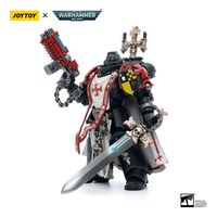 Warhammer 40k Action Figure 1/18 Black Templars Sword Brethren Brother Lombast 12 cm Warhammer 40k Action Figure 1/18 Black Templars Sword Brethren Brother Lombast 12 cm