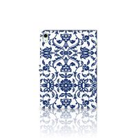 iPad Air (2020/2022) 10.9 inch Tablet Cover Flower Blue