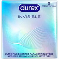 Durex Invisible Ultra Dunne Condooms 3 stuks Durex Invisible Ultra Dunne Condooms 3 stuks