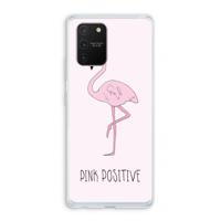 Pink positive: Samsung Galaxy S10 Lite Transparant Hoesje
