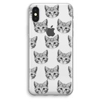 Kitten: iPhone XS Max Transparant Hoesje