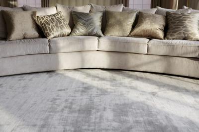 MOMO Rugs - Vloerkleed Katherine Carnaby Chrome Silver Rug (outlet) -
