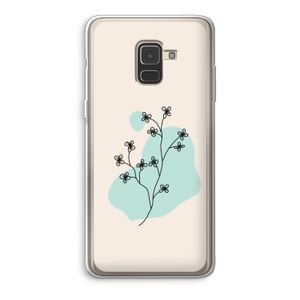 Love your petals: Samsung Galaxy A8 (2018) Transparant Hoesje