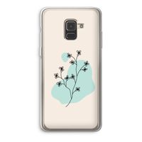 Love your petals: Samsung Galaxy A8 (2018) Transparant Hoesje