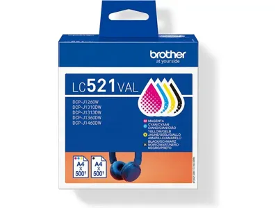 Brother LC521VAL Value pack