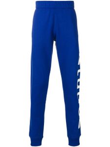 Etudes logo print track trousers - Bleu