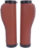 Edge Handvatset leer incl lockring - camel brown- 135/135mm (werkplaatsverpakking)