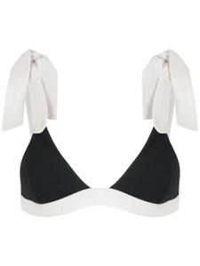 Clube Bossa haut de bikini bicolore - Noir