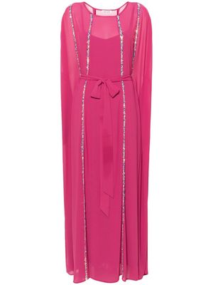 Baruni caftan Nemesia à coupe longue - Violet