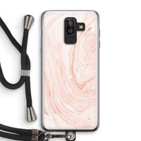 Peach bath: Samsung Galaxy J8 (2018) Transparant Hoesje met koord