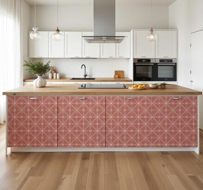 Terracotta ontwerp keuken muursticker