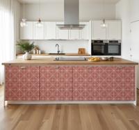 Terracotta ontwerp keuken muursticker
