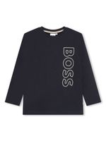 BOSS Kidswear t-shirt en coton à logo imprimé - Bleu - thumbnail