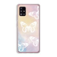White butterfly: Samsung Galaxy A51 5G Transparant Hoesje