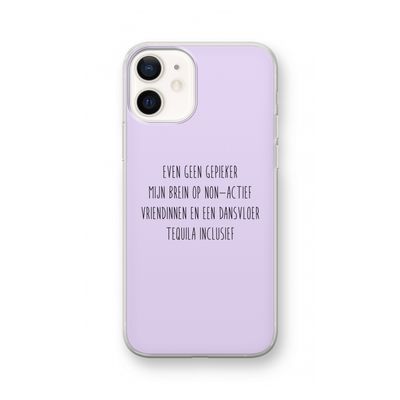 Tequila: iPhone 12 Transparant Hoesje