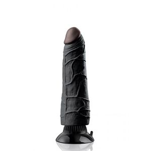 Real Feel Deluxe - 3 Dildo Met Zuignap 18cm Zwart