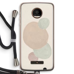 Geo #9: Motorola Moto Z Force Transparant Hoesje met koord