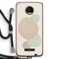 Geo #9: Motorola Moto Z Force Transparant Hoesje met koord