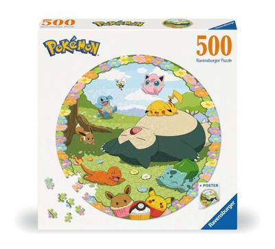 Ravensburger puzzel 500 stukjes rond pokemon en fleurs