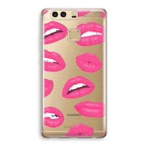 Bite my lip: Huawei P9 Transparant Hoesje