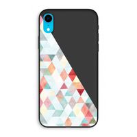 Gekleurde driehoekjes pastel: iPhone XR Biologisch afbreekbaar hoesje