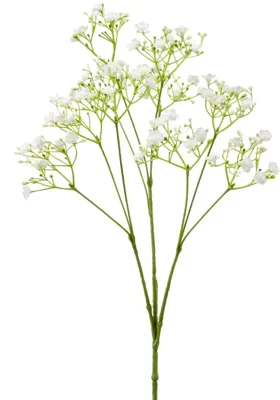 Emerald kunsttak gipskruid 68cm wit