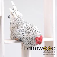 Farmwood Animals Farmwood kip op rand 23x14x24cm