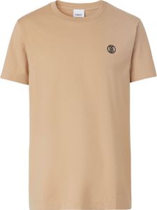 Burberry t-shirt à motif monogrammé - Tons neutres