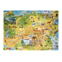 Mondikaarten Mega kinderatlas van de dieren