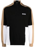 BOSS sweat Zolkar à design colour block - Noir