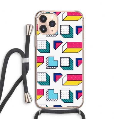 8-bit N°7: iPhone 11 Pro Transparant Hoesje met koord