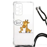 Samsung Galaxy A53 Stevig | Bumper Hoesje | Giraffe