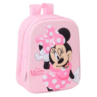 Kinderrugzak Minnie Mouse Roze 22 x 27 x 10 cm 3D