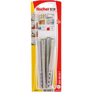 Fischer 503781 schroefanker & muurplug 4 stuk(s) Schroef- & muurplugset 120 mm