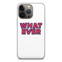 Whatever: iPhone 13 Pro Transparant Hoesje