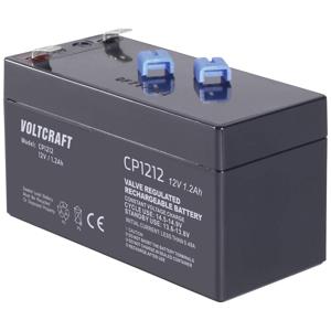 VOLTCRAFT CE12V/1,2Ah Loodaccu 12 V 1.2 Ah Loodvlies (AGM) (b x h x d) 97 x 58 x 43 mm Kabelschoen 4.8 mm Onderhoudsvrij