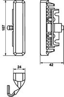 Flitsl.set BST VERT geel beugel 11-30V 2XD012160961