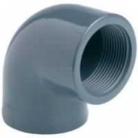 Aquaforte PVC Knie 90° Lijm x Binnendraad 32mm | Waterdichte Hoekverbinding voor Vijvers