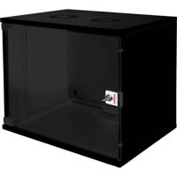 ROLINE 19-inch wandbehuizing Basic 9 U , 540x400 BxD Bouwpakket zwart