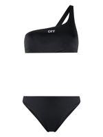 Off-White bikini à broderies Off Stamp - Noir