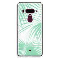 Palmbladeren: HTC U12+ Transparant Hoesje